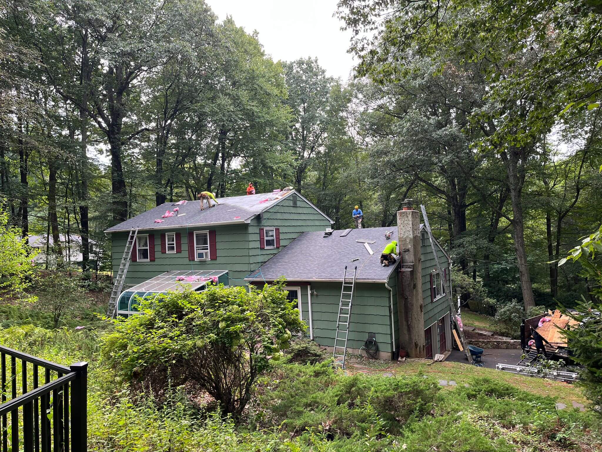Summer roof repair in New Jersey