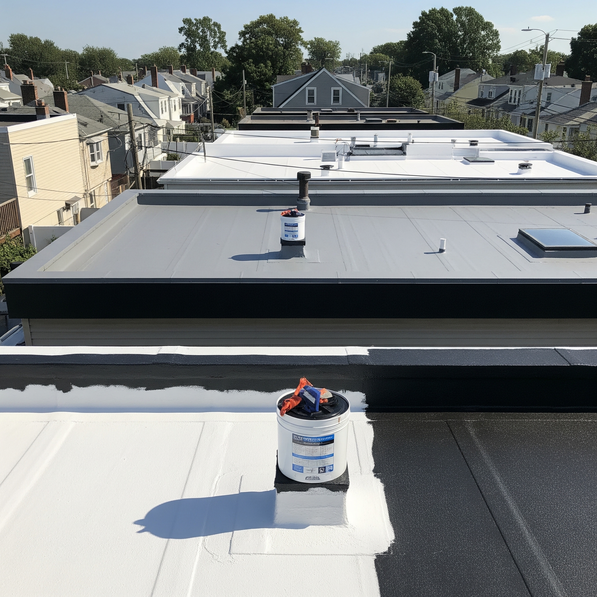 Roof coating options for flat roofs in New Jersey