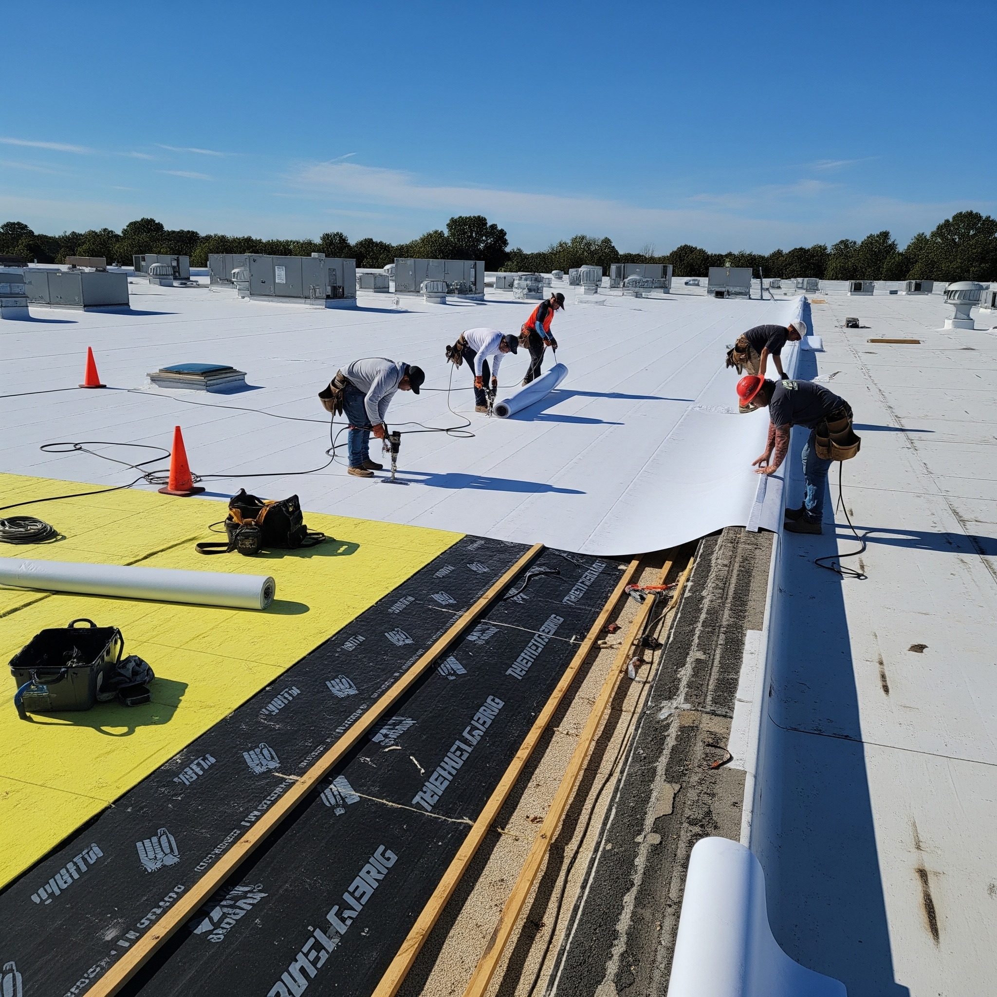 flat roof replacement timeline