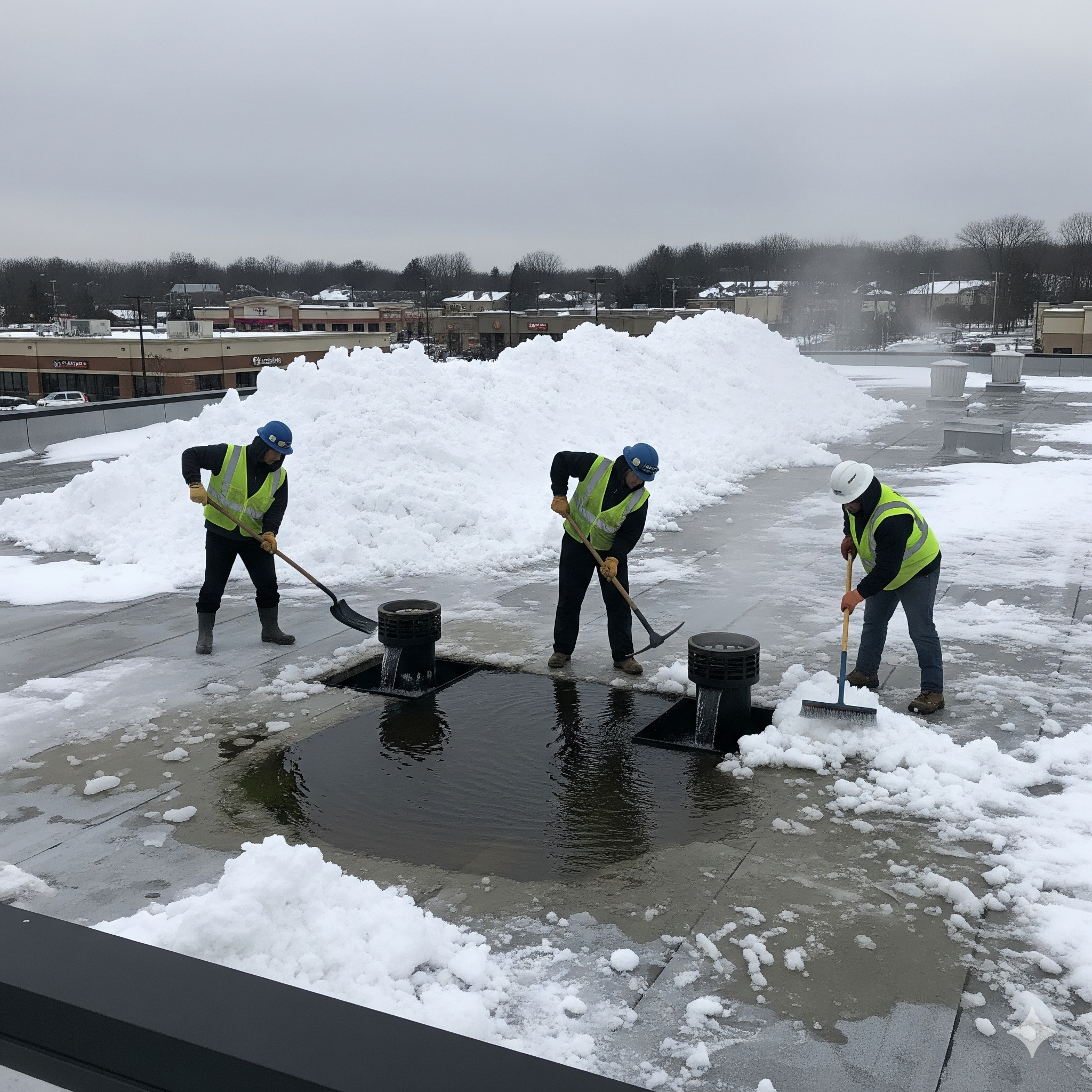 how New Jersey weather affects flat roofs