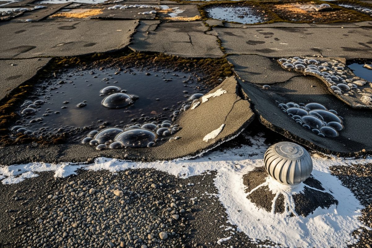 common flat roof problems