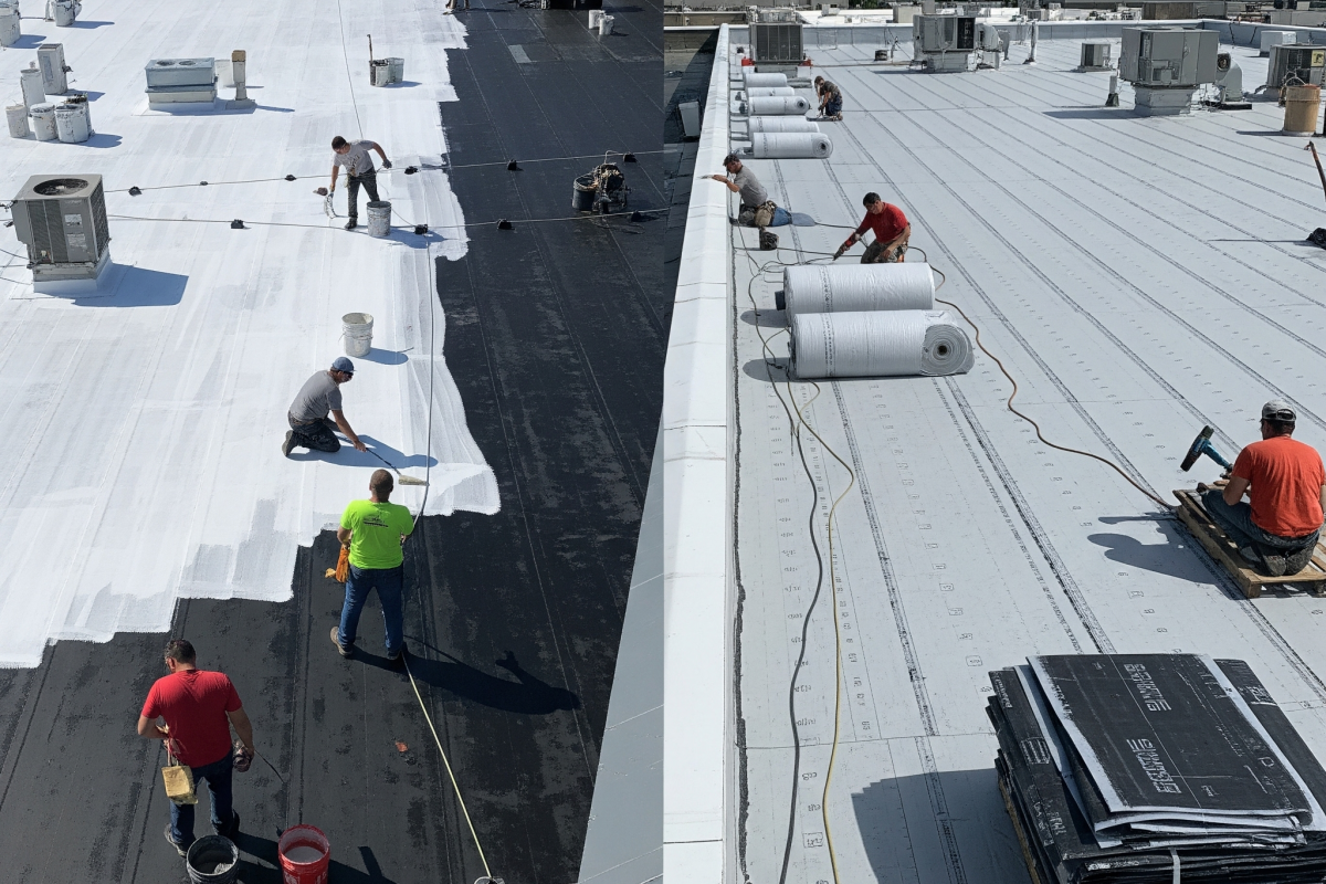 Commercial roof replacement vs restoration
